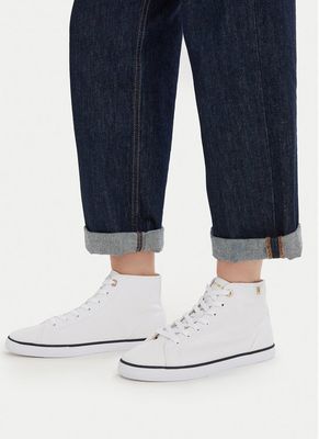 Trampki damskie na wiosnę Tommy Hilfiger ze sklepu: eobuwie.pl w kategorii: Trampki damskie - zdjęcie WP-EBWP-9KUZS-09B_0000305781031