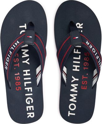 Klapki męskie na lato Tommy Hilfiger ze sklepu: eobuwie.pl w kategorii: Klapki męskie - zdjęcie WP-EBWP-9KUZS-09B_0000305781437