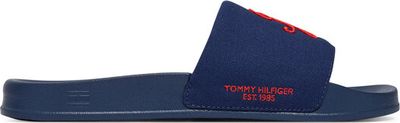 Klapki męskie na lato Tommy Hilfiger ze sklepu: eobuwie.pl w kategorii: Klapki męskie - zdjęcie WP-EBWP-9KUZS-09B_0000305782120