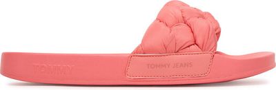 Klapki damskie na lato Tommy Jeans ze sklepu: eobuwie.pl w kategorii: Klapki damskie - zdjęcie WP-EBWP-9KUZS-09B_0000305783325
