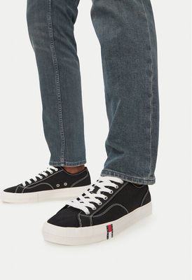 Trampki męskie wiosenne Tommy Jeans ze sklepu: eobuwie.pl w kategorii: Trampki męskie - zdjęcie WP-EBWP-9KUZS-09B_0000305783578