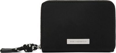 Karl Lagerfeld - Portfel damski casual ze sklepu: eobuwie.pl w kategorii: Portfele damskie - zdjęcie WP-EBWP-9KUZS-09B_0000305789150