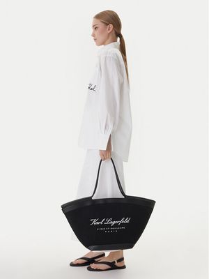 Torba letnia wakacyjna Karl Lagerfeld ze sklepu: eobuwie.pl w kategorii: Torby letnie - zdjęcie WP-EBWP-9KUZS-09B_0000305789457