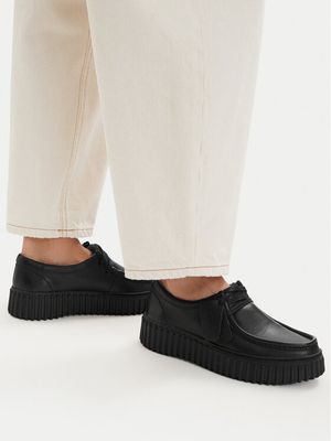 Półbuty damskie na jesień Clarks ze sklepu: eobuwie.pl w kategorii: Półbuty damskie - zdjęcie WP-EBWP-9KUZS-09B_0000305834317