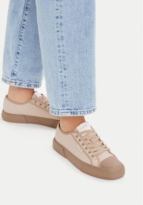 Calvin Klein - Trampki damskie wiosenne ze sklepu: eobuwie.pl w kategorii: Trampki damskie - zdjęcie WP-EBWP-9KUZS-09B_0000305846631