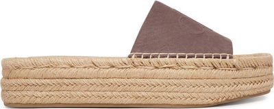 Espadryle damskie na lato Calvin Klein ze sklepu: eobuwie.pl w kategorii: Espadryle damskie - zdjęcie WP-EBWP-9KUZS-09B_0000305847010