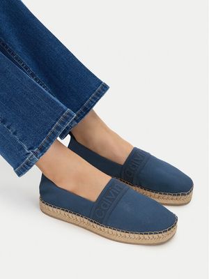 Espadryle damskie na lato Calvin Klein ze sklepu: eobuwie.pl w kategorii: Espadryle damskie - zdjęcie WP-EBWP-9KUZS-09B_0000305847249