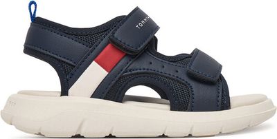 Sandały dziecięce na lato Tommy Hilfiger ze sklepu: eobuwie.pl w kategorii: Sandały dziecięce - zdjęcie WP-EBWP-9KUZS-09B_0000305863638