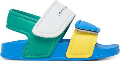 Sandały dziecięce na lato Tommy Hilfiger ze sklepu: eobuwie.pl w kategorii: Sandały dziecięce - zdjęcie WP-EBWP-9KUZS-09B_0000305863713