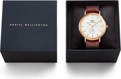 Zegarek na jesień Daniel Wellington ze sklepu: eobuwie.pl w kategorii: Zegarki - zdjęcie WP-EBWP-9KUZS-09B_0000305875129