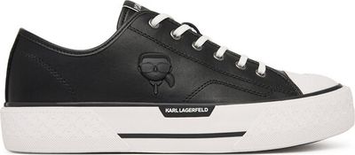 Trampki męskie na wiosnę jesienne Karl Lagerfeld ze sklepu: eobuwie.pl w kategorii: Trampki męskie - zdjęcie WP-EBWP-9KUZS-09B_0000305903136