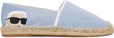 Espadryle damskie na lato Karl Lagerfeld ze sklepu: eobuwie.pl w kategorii: Espadryle damskie - zdjęcie WP-EBWP-9KUZS-09B_0000305904164