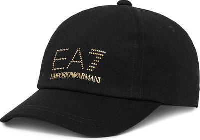 Czapka z daszkiem damska EA7 Emporio Armani ze sklepu: eobuwie.pl w kategorii: Czapki z daszkiem damskie - zdjęcie WP-EBWP-9KUZS-09B_0000305909466