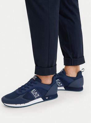 Buty sportowe męskie na wiosnę jesienne EA7 Emporio Armani ze sklepu: eobuwie.pl w kategorii: Buty sportowe męskie - zdjęcie WP-EBWP-9KUZS-09B_0000305909947