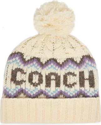 Czapka zimowa damska Coach ze sklepu: eobuwie.pl w kategorii: Czapki zimowe damskie - zdjęcie WP-EBWP-9KUZS-09B_0000305911551