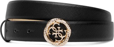 Pasek elegancki Guess ze sklepu: eobuwie.pl w kategorii: Paski damskie - zdjęcie WP-EBWP-9KUZS-09B_0000305925657