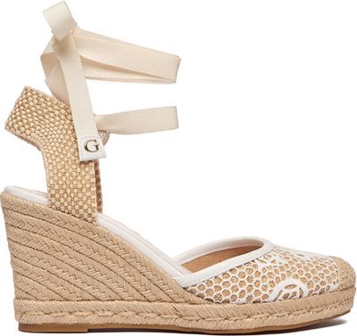 Espadryle damskie na lato Guess ze sklepu: eobuwie.pl w kategorii: Espadryle damskie - zdjęcie WP-EBWP-9KUZS-09B_0000305930309