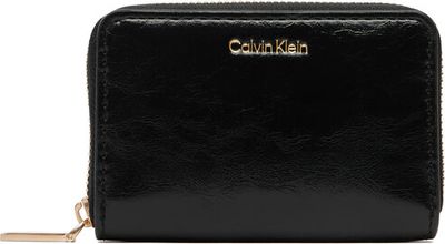 Portfel damski elegancki Calvin Klein ze sklepu: eobuwie.pl w kategorii: Portfele damskie - zdjęcie WP-EBWP-9KUZS-09B_0000305948960