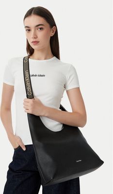 Bluzka damska elegancka Calvin Klein ze sklepu: eobuwie.pl w kategorii: Bluzki damskie - zdjęcie WP-EBWP-9KUZS-09B_0000305949530