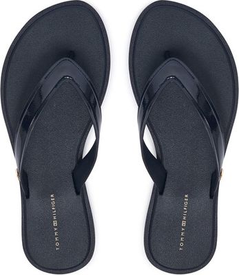 Klapki damskie eleganckie Tommy Hilfiger ze sklepu: eobuwie.pl w kategorii: Klapki damskie - zdjęcie WP-EBWP-9KUZS-09B_0000305961310