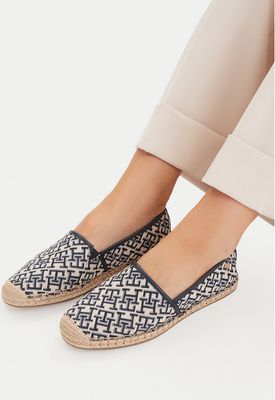 Espadryle damskie na lato Tommy Hilfiger ze sklepu: eobuwie.pl w kategorii: Espadryle damskie - zdjęcie WP-EBWP-9KUZS-09B_0000305961389