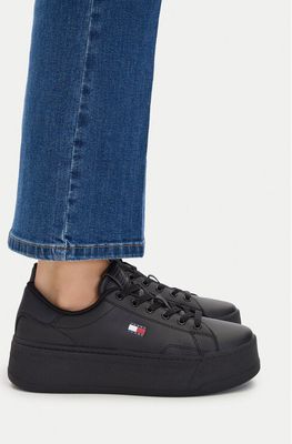 Buty sportowe damskie na wiosnę Tommy Jeans ze sklepu: eobuwie.pl w kategorii: Buty sportowe damskie - zdjęcie WP-EBWP-9KUZS-09B_0000305963307