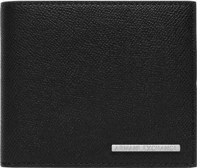 Portfel męski elegancki Armani Exchange ze sklepu: eobuwie.pl w kategorii: Portfele męskie - zdjęcie WP-EBWP-9KUZS-09B_0000305967398