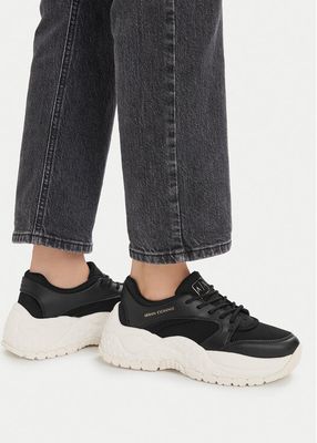 Buty sportowe damskie eleganckie Armani Exchange ze sklepu: eobuwie.pl w kategorii: Buty sportowe damskie - zdjęcie WP-EBWP-9KUZS-09B_0000305967794