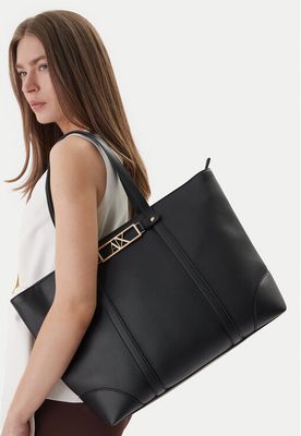 Shopper bag jesienny sportowa Armani Exchange ze sklepu: eobuwie.pl w kategorii: Torby Shopper bag - zdjęcie WP-EBWP-9KUZS-09B_0000305968203