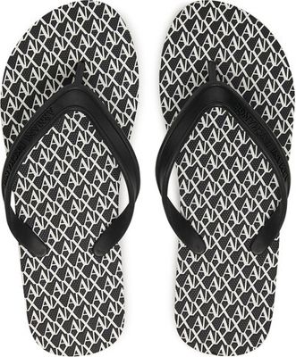Klapki damskie na lato Armani Exchange ze sklepu: eobuwie.pl w kategorii: Klapki damskie - zdjęcie WP-EBWP-9KUZS-09B_0000305968463