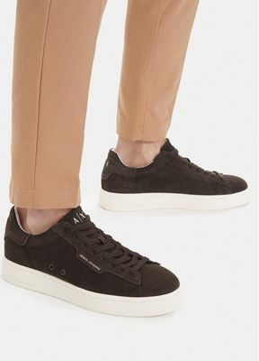 Armani Exchange - Trampki męskie jesienne ze sklepu: eobuwie.pl w kategorii: Trampki męskie - zdjęcie WP-EBWP-9KUZS-09B_0000305968906