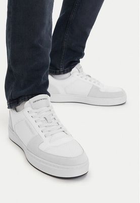 Buty sportowe męskie na wiosnę Emporio Armani ze sklepu: eobuwie.pl w kategorii: Buty sportowe męskie - zdjęcie WP-EBWP-9KUZS-09B_0000305972101
