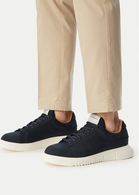 Trampki męskie jesienne Emporio Armani ze sklepu: eobuwie.pl w kategorii: Trampki męskie - zdjęcie WP-EBWP-9KUZS-09B_0000305972170