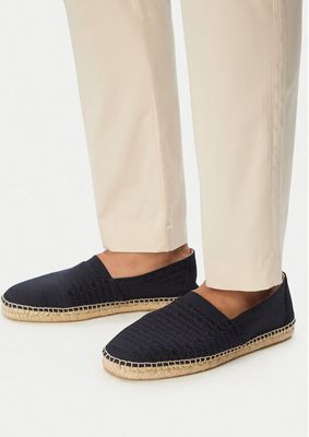 Emporio Armani - Espadryle męskie elegancki ze sklepu: eobuwie.pl w kategorii: Espadryle męskie - zdjęcie WP-EBWP-9KUZS-09B_0000305972309