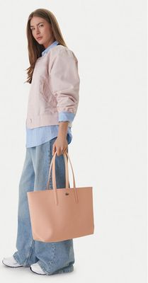 Shopper bag na zimę Lacoste ze sklepu: eobuwie.pl w kategorii: Torby Shopper bag - zdjęcie WP-EBWP-9KUZS-09B_0000305980717