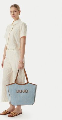 Shopper bag wakacyjna Liu Jo ze sklepu: eobuwie.pl w kategorii: Torby Shopper bag - zdjęcie WP-EBWP-9KUZS-09B_0000306027978