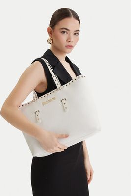 Shopper bag elegancka Just Cavalli ze sklepu: eobuwie.pl w kategorii: Torby Shopper bag - zdjęcie WP-EBWP-9KUZS-09B_0000306044739