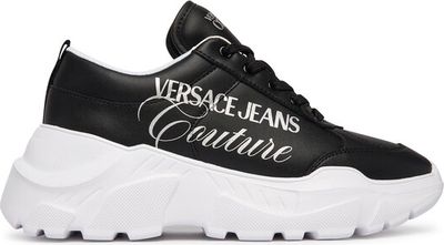 Buty sportowe damskie wiosenne Versace Jeans Couture ze sklepu: eobuwie.pl w kategorii: Buty sportowe damskie - zdjęcie WP-EBWP-9KUZS-09B_0000306046955