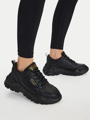 Buty sportowe damskie wiosenne Versace Jeans Couture ze sklepu: eobuwie.pl w kategorii: Buty sportowe damskie - zdjęcie WP-EBWP-9KUZS-09B_0000306047006