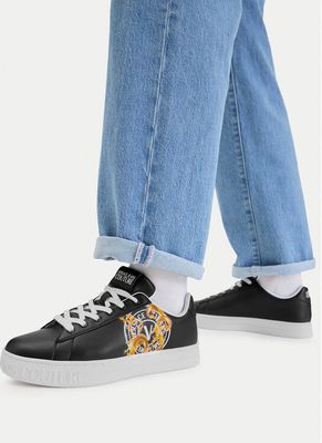 Buty sportowe damskie na wiosnę Versace Jeans Couture ze sklepu: eobuwie.pl w kategorii: Buty sportowe damskie - zdjęcie WP-EBWP-9KUZS-09B_0000306047013