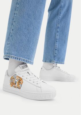 Trampki damskie na wiosnę Versace Jeans Couture ze sklepu: eobuwie.pl w kategorii: Trampki damskie - zdjęcie WP-EBWP-9KUZS-09B_0000306047051