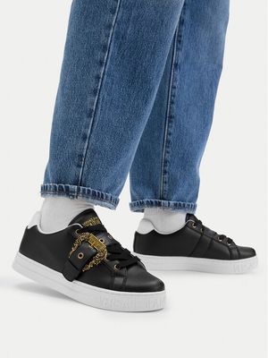 Buty sportowe damskie wiosenne Versace Jeans Couture ze sklepu: eobuwie.pl w kategorii: Buty sportowe damskie - zdjęcie WP-EBWP-9KUZS-09B_0000306047075
