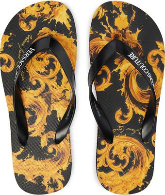 Versace Jeans Couture - Klapki damskie na lato ze sklepu: eobuwie.pl w kategorii: Klapki damskie - zdjęcie WP-EBWP-9KUZS-09B_0000306047297