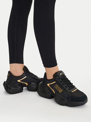 Versace Jeans Couture - Buty sportowe damskie na jesień wiosenne ze sklepu: eobuwie.pl w kategorii: Buty sportowe damskie - zdjęcie WP-EBWP-9KUZS-09B_0000306047334