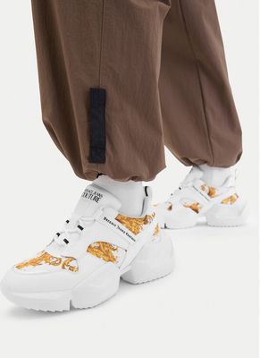 Buty sportowe damskie wiosenne Versace Jeans Couture ze sklepu: eobuwie.pl w kategorii: Buty sportowe damskie - zdjęcie WP-EBWP-9KUZS-09B_0000306047358