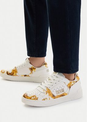 Buty sportowe męskie na wiosnę Versace Jeans Couture ze sklepu: eobuwie.pl w kategorii: Buty sportowe męskie - zdjęcie WP-EBWP-9KUZS-09B_0000306047631