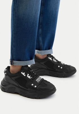 Buty sportowe męskie jesienne Versace Jeans Couture ze sklepu: eobuwie.pl w kategorii: Buty sportowe męskie - zdjęcie WP-EBWP-9KUZS-09B_0000306047662