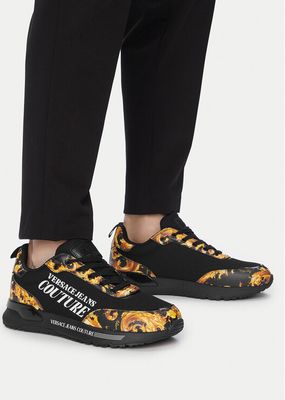 Buty sportowe męskie Versace Jeans Couture ze sklepu: eobuwie.pl w kategorii: Buty sportowe męskie - zdjęcie WP-EBWP-9KUZS-09B_0000306047730
