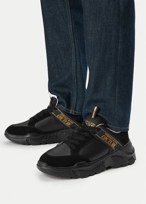 Buty sportowe męskie Versace Jeans Couture ze sklepu: eobuwie.pl w kategorii: Buty sportowe męskie - zdjęcie WP-EBWP-9KUZS-09B_0000306047853