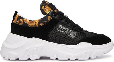 Versace Jeans Couture - Buty sportowe męskie wiosenne ze sklepu: eobuwie.pl w kategorii: Buty sportowe męskie - zdjęcie WP-EBWP-9KUZS-09B_0000306047884